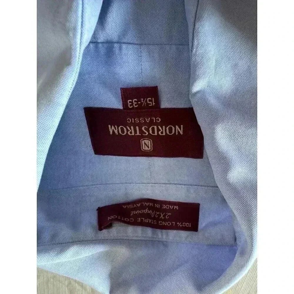 Nordstrom classic oxford men’s shirt size 15 1/2 / 33